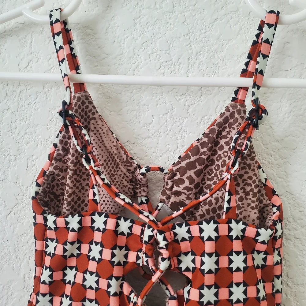 Acacia Baby Girl Kokomo Lace Up One Piece Swimsuit Preemie Sidi Boho Cute